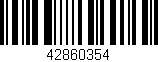 Código de barras (EAN, GTIN, SKU, ISBN): '42860354'