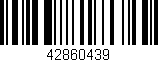 Código de barras (EAN, GTIN, SKU, ISBN): '42860439'