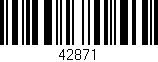Código de barras (EAN, GTIN, SKU, ISBN): '42871'