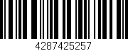 Código de barras (EAN, GTIN, SKU, ISBN): '4287425257'