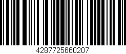 Código de barras (EAN, GTIN, SKU, ISBN): '4287725660207'