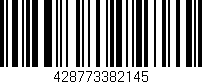 Código de barras (EAN, GTIN, SKU, ISBN): '428773382145'