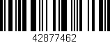 Código de barras (EAN, GTIN, SKU, ISBN): '42877462'