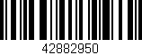 Código de barras (EAN, GTIN, SKU, ISBN): '42882950'