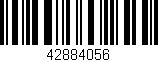 Código de barras (EAN, GTIN, SKU, ISBN): '42884056'