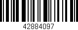Código de barras (EAN, GTIN, SKU, ISBN): '42884097'