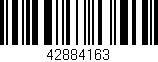 Código de barras (EAN, GTIN, SKU, ISBN): '42884163'