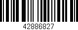Código de barras (EAN, GTIN, SKU, ISBN): '42886827'
