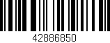 Código de barras (EAN, GTIN, SKU, ISBN): '42886850'