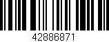 Código de barras (EAN, GTIN, SKU, ISBN): '42886871'