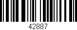 Código de barras (EAN, GTIN, SKU, ISBN): '42887'