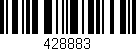 Código de barras (EAN, GTIN, SKU, ISBN): '428883'