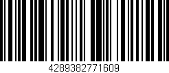 Código de barras (EAN, GTIN, SKU, ISBN): '4289382771609'