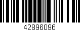 Código de barras (EAN, GTIN, SKU, ISBN): '42896096'