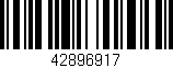 Código de barras (EAN, GTIN, SKU, ISBN): '42896917'