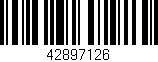 Código de barras (EAN, GTIN, SKU, ISBN): '42897126'