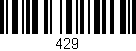Código de barras (EAN, GTIN, SKU, ISBN): '429'