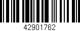 Código de barras (EAN, GTIN, SKU, ISBN): '42901762'