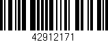Código de barras (EAN, GTIN, SKU, ISBN): '42912171'