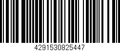 Código de barras (EAN, GTIN, SKU, ISBN): '4291530825447'