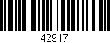 Código de barras (EAN, GTIN, SKU, ISBN): '42917'