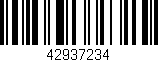 Código de barras (EAN, GTIN, SKU, ISBN): '42937234'
