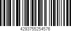 Código de barras (EAN, GTIN, SKU, ISBN): '4293755254576'