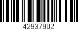 Código de barras (EAN, GTIN, SKU, ISBN): '42937902'
