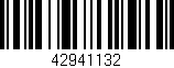 Código de barras (EAN, GTIN, SKU, ISBN): '42941132'
