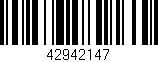 Código de barras (EAN, GTIN, SKU, ISBN): '42942147'