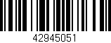 Código de barras (EAN, GTIN, SKU, ISBN): '42945051'
