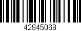 Código de barras (EAN, GTIN, SKU, ISBN): '42945068'