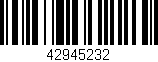 Código de barras (EAN, GTIN, SKU, ISBN): '42945232'