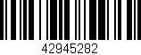 Código de barras (EAN, GTIN, SKU, ISBN): '42945282'