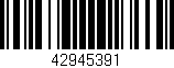 Código de barras (EAN, GTIN, SKU, ISBN): '42945391'
