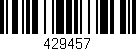 Código de barras (EAN, GTIN, SKU, ISBN): '429457'