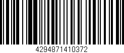 Código de barras (EAN, GTIN, SKU, ISBN): '4294871410372'