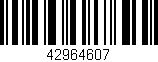 Código de barras (EAN, GTIN, SKU, ISBN): '42964607'