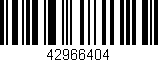 Código de barras (EAN, GTIN, SKU, ISBN): '42966404'