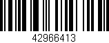 Código de barras (EAN, GTIN, SKU, ISBN): '42966413'