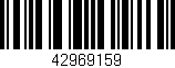 Código de barras (EAN, GTIN, SKU, ISBN): '42969159'