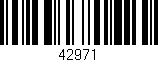 Código de barras (EAN, GTIN, SKU, ISBN): '42971'