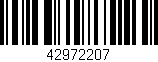 Código de barras (EAN, GTIN, SKU, ISBN): '42972207'
