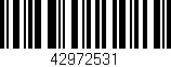 Código de barras (EAN, GTIN, SKU, ISBN): '42972531'