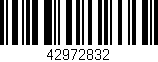 Código de barras (EAN, GTIN, SKU, ISBN): '42972832'
