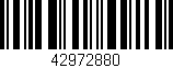 Código de barras (EAN, GTIN, SKU, ISBN): '42972880'