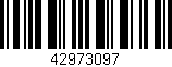 Código de barras (EAN, GTIN, SKU, ISBN): '42973097'