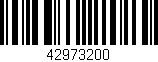 Código de barras (EAN, GTIN, SKU, ISBN): '42973200'