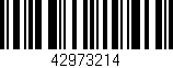 Código de barras (EAN, GTIN, SKU, ISBN): '42973214'