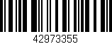 Código de barras (EAN, GTIN, SKU, ISBN): '42973355'